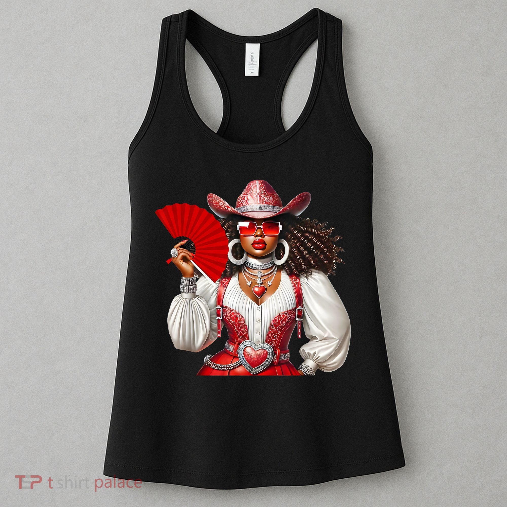 Cowgirl Melanin Western Country  Women's Tank Top