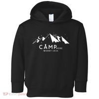 Camp More Worry Less Mountain Nature Toddler Hoodie thumb 0
