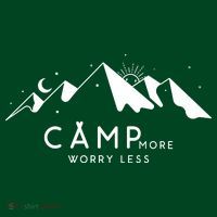 Camp More Worry Less Mountain Nature Coaster thumb 2