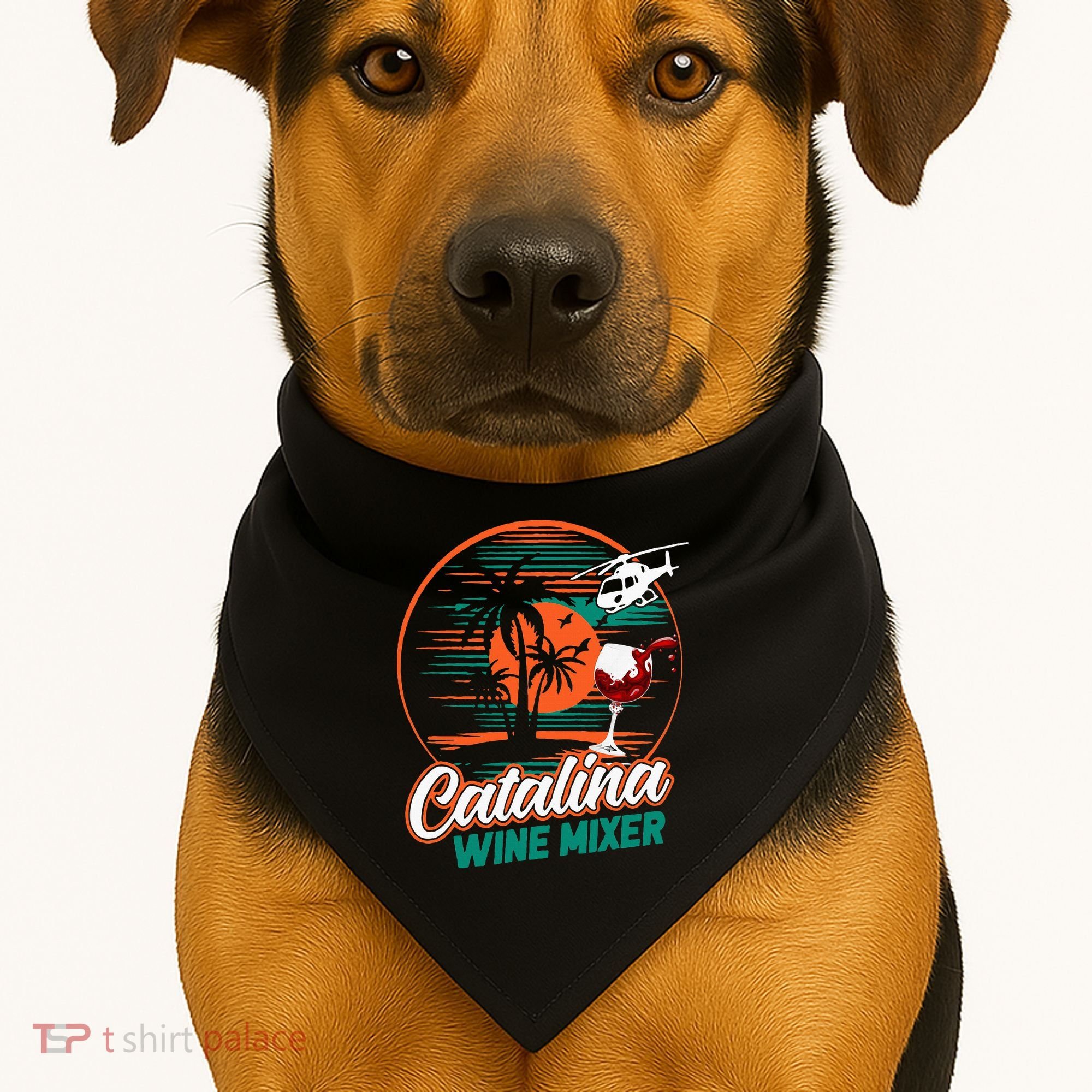 Ca.Talina Mixer Wine USA-Made Doggie Bandana