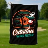 Ca.Talina Mixer Wine Golf Towel thumb 1