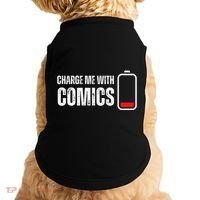 Charge Me With Comics Funny Comic Lover Doggie Tank thumb 0