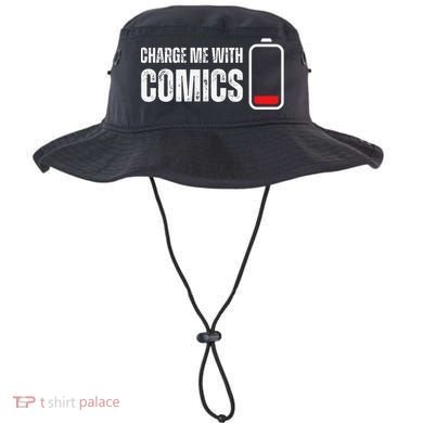 Charge Me With Comics Funny Comic Lover Bucket Hat