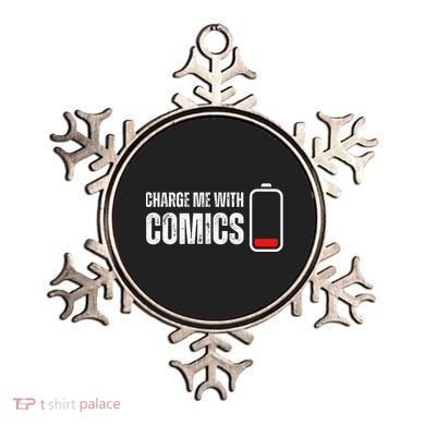Charge Me With Comics Funny Comic Lover Ornament