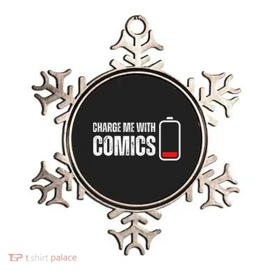 Charge Me With Comics Funny Comic Lover Ornament
