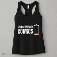 Charge Me With Comics Funny Comic Lover Women's Tank Top thumb 3