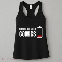 Charge Me With Comics Funny Comic Lover Women's Tank Top thumb 3