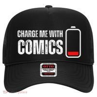 Charge Me With Comics Funny Comic Lover Hat thumb 0