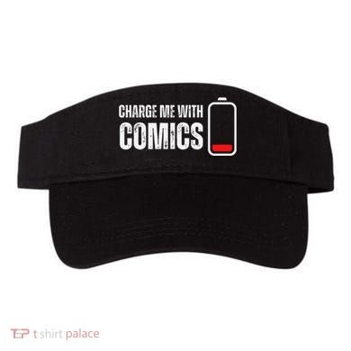 Charge Me With Comics Funny Comic Lover Visor