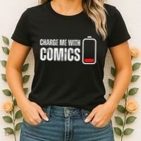 Charge Me With Comics Funny Comic Lover Women's T-Shirt thumb 2