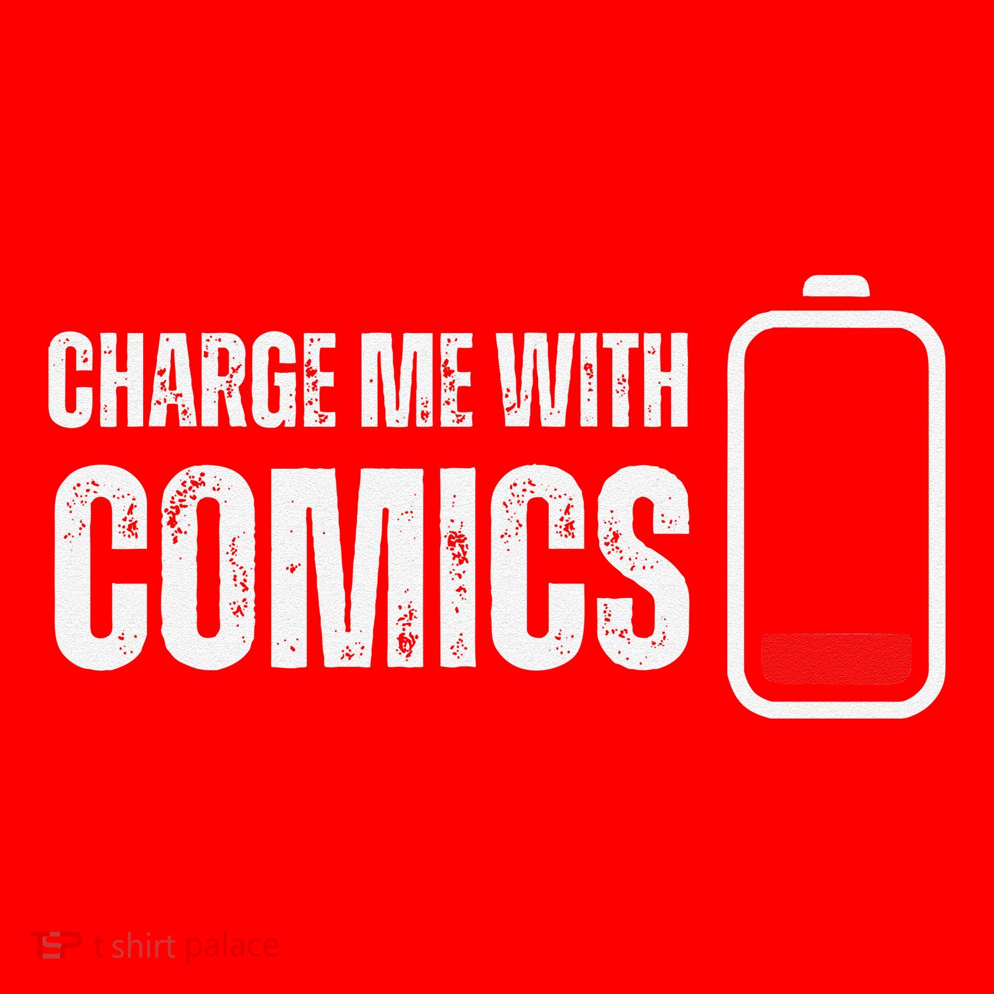 Charge Me With Comics Funny Comic Lover Santa Hat