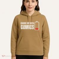 Charge Me With Comics Funny Comic Lover Hoodie thumb 5