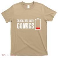 Charge Me With Comics Funny Comic Lover T-Shirt thumb 0