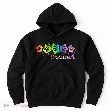 Cozumel, Mexico Watercolor Beach & Surf Hoodie