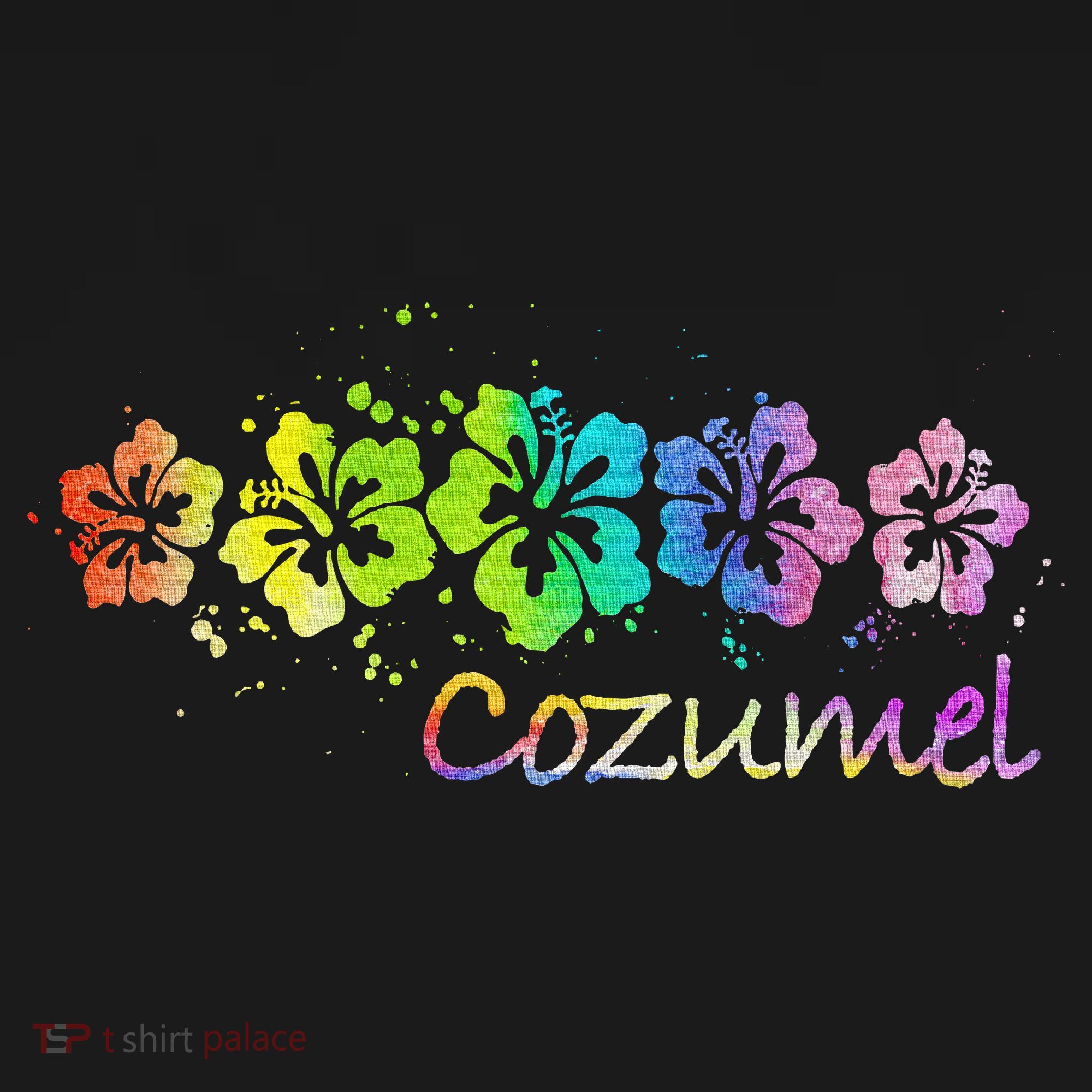 Cozumel, Mexico Watercolor Beach & Surf T-Shirt