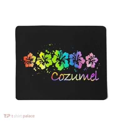 Cozumel, Mexico Watercolor Beach & Surf Mousepad