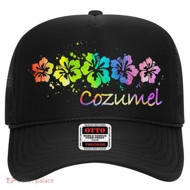 Cozumel, Mexico Watercolor Beach & Surf Hat