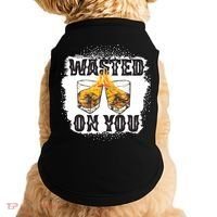 Country Music Western Whiskey Bleached Cowboy Doggie Tank thumb 0