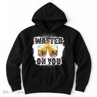 Country Music Western Whiskey Bleached Cowboy Hoodie thumb 0