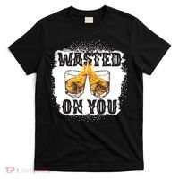 Country Music Western Whiskey Bleached Cowboy T-Shirt thumb 0