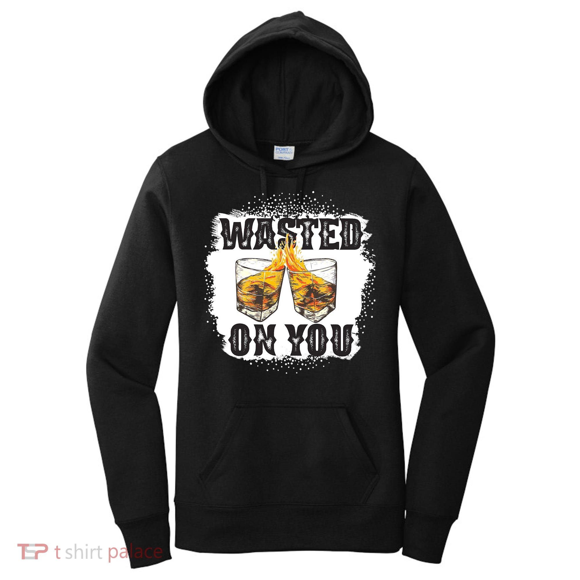 Country Music Western Whiskey Bleached Cowboy Women's Hoodie
