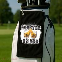 Country Music Western Whiskey Bleached Cowboy Golf Towel thumb 2