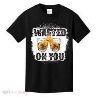 Country Music Western Whiskey Bleached Cowboy Kids T-Shirt thumb 0