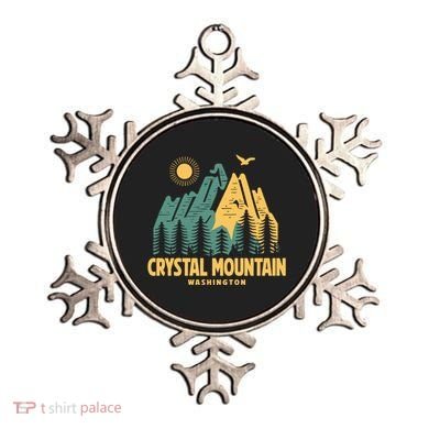 Crystal Mountain Washington Hiking Outdoors Vintage Gift Ornament