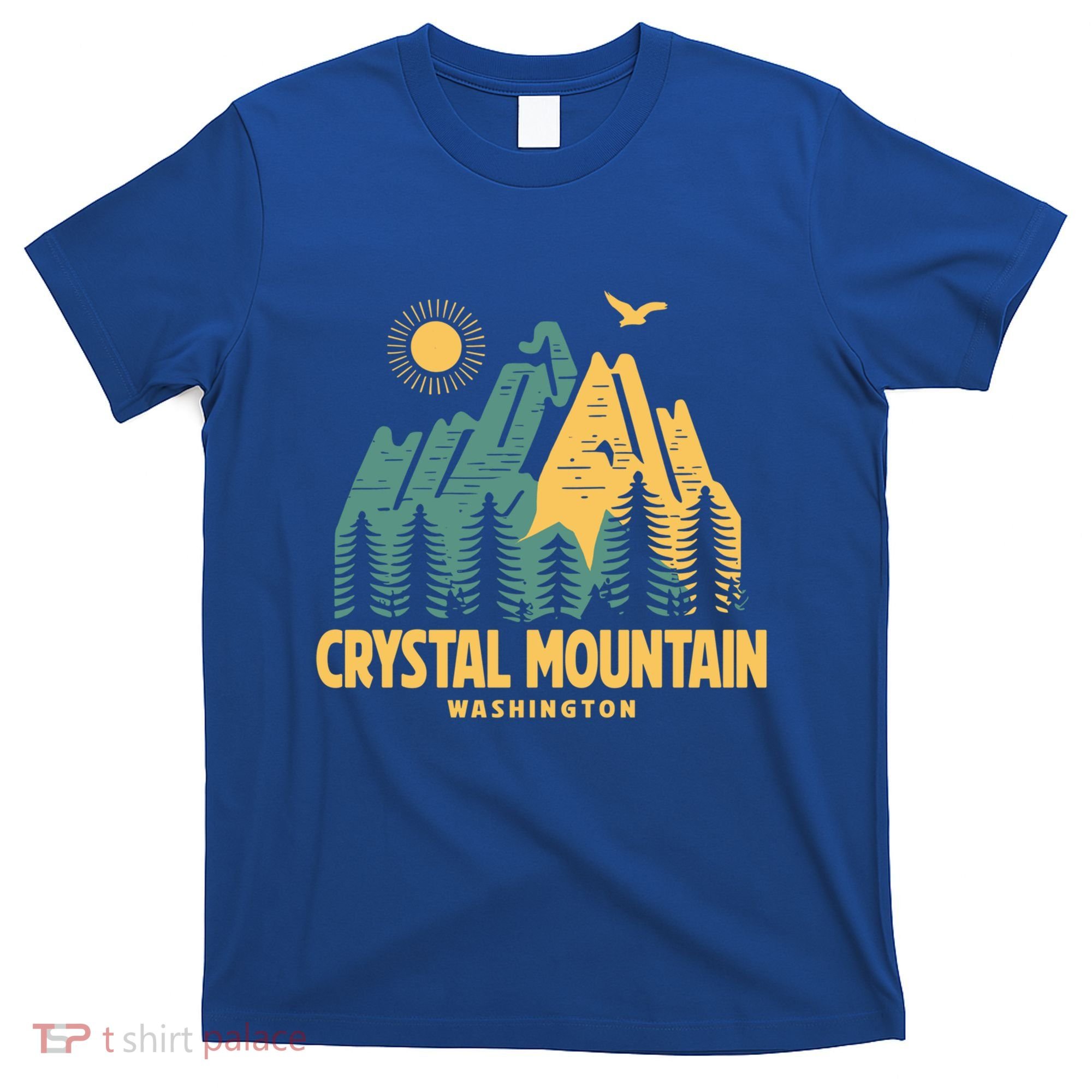 Crystal Mountain Washington Hiking Outdoors Vintage Gift T-Shirt