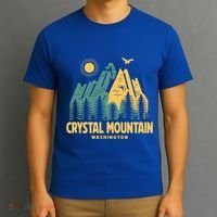 Crystal Mountain Washington Hiking Outdoors Vintage Gift T-Shirt thumb 3