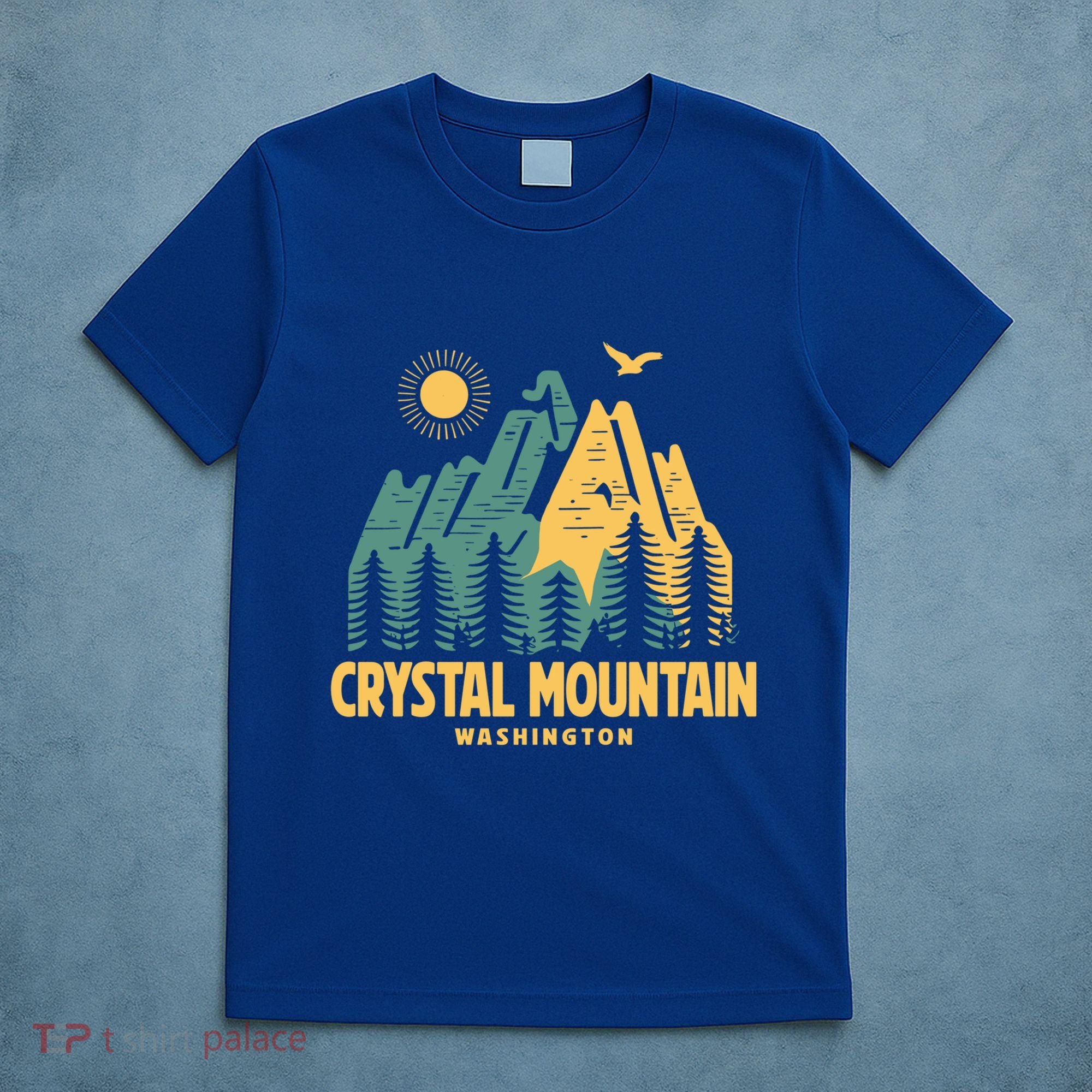 Crystal Mountain Washington Hiking Outdoors Vintage Gift T-Shirt