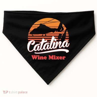 Catalina Mixer Wine USA-Made Doggie Bandana