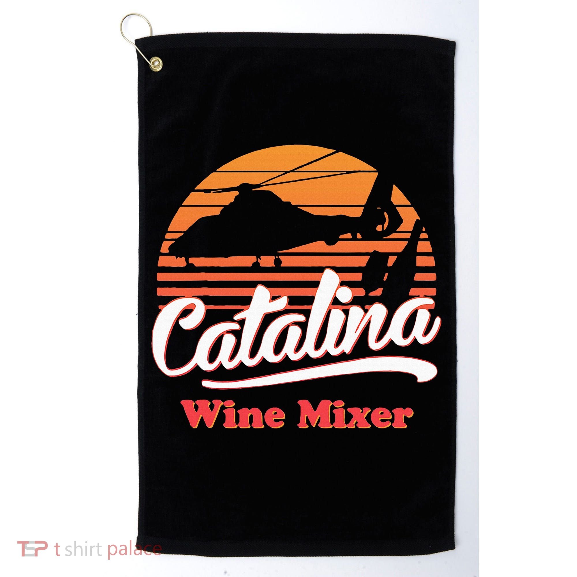 Catalina Mixer Wine Golf Towel