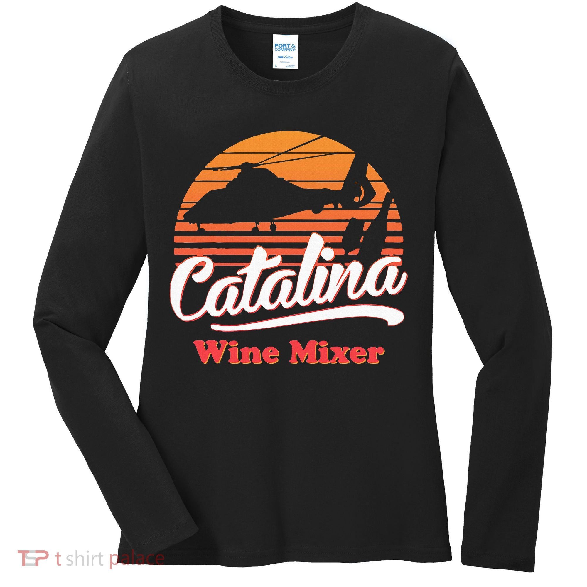Catalina Mixer Wine Women's Long Sleeve Shirt