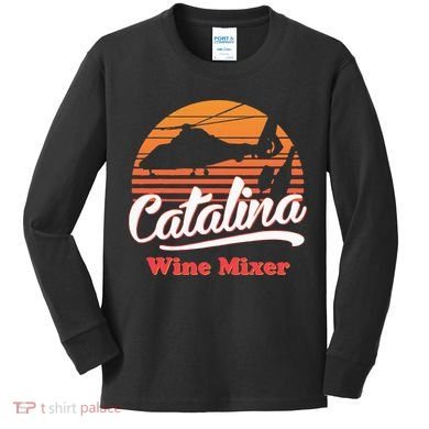 Catalina Mixer Wine Kids Long Sleeve Shirt