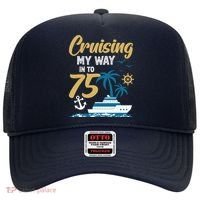 Cruising My Way Into 75th Birthday Cruise 75 Years Old Hat thumb 0