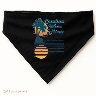Catalina Mixer Wine Gift USA-Made Doggie Bandana