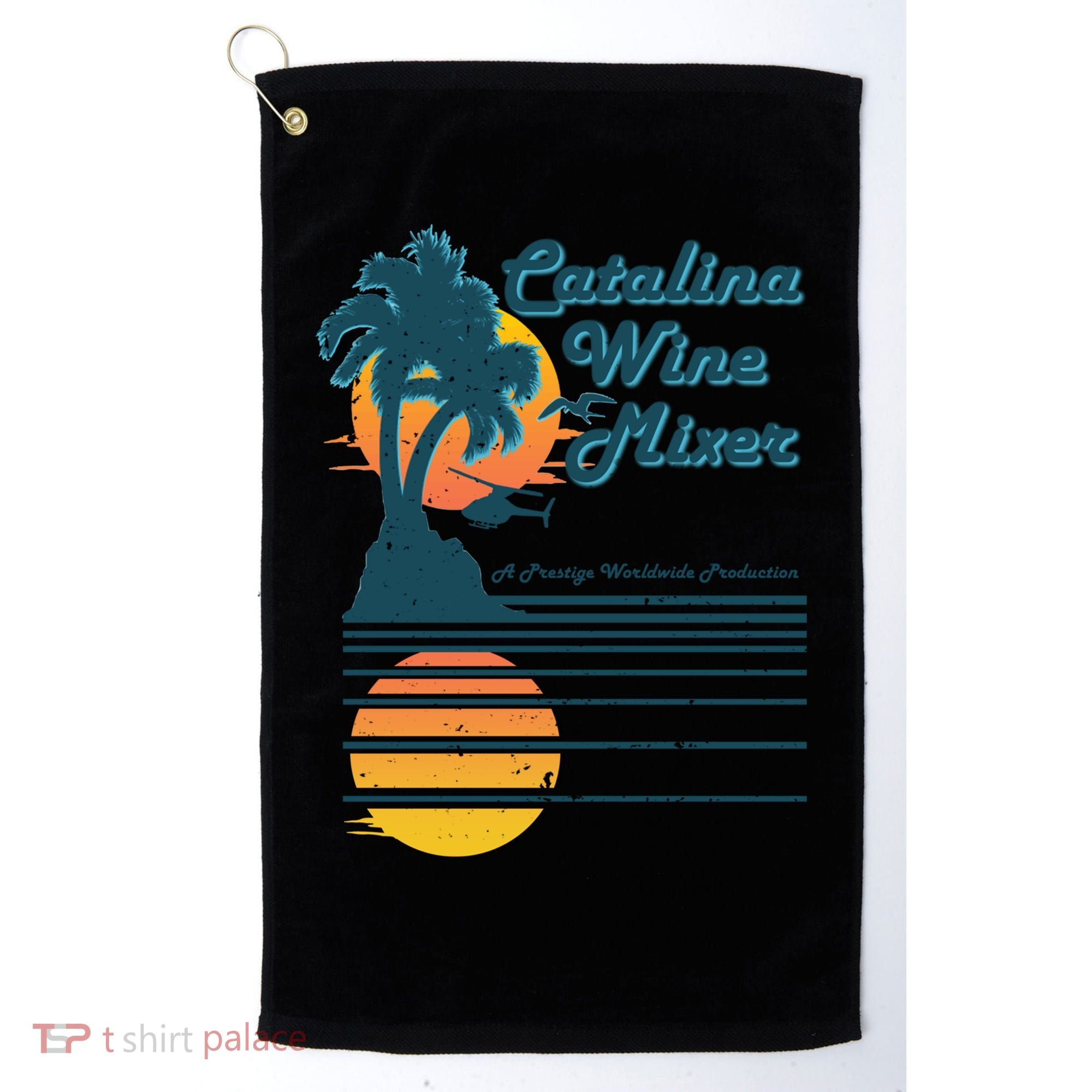 Catalina Mixer Wine Gift Golf Towel
