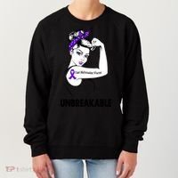 Chiari Malformation Warrior Unbreakable Gift Awareness Cool Gift Women's Sweatshirt thumb 0