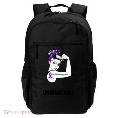 Chiari Malformation Warrior Unbreakable Gift Awareness Cool Gift Backpack