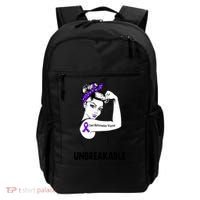 Chiari Malformation Warrior Unbreakable Gift Awareness Cool Gift Backpack thumb 0