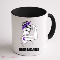 Chiari Malformation Warrior Unbreakable Gift Awareness Cool Gift Coffee Mug thumb 1
