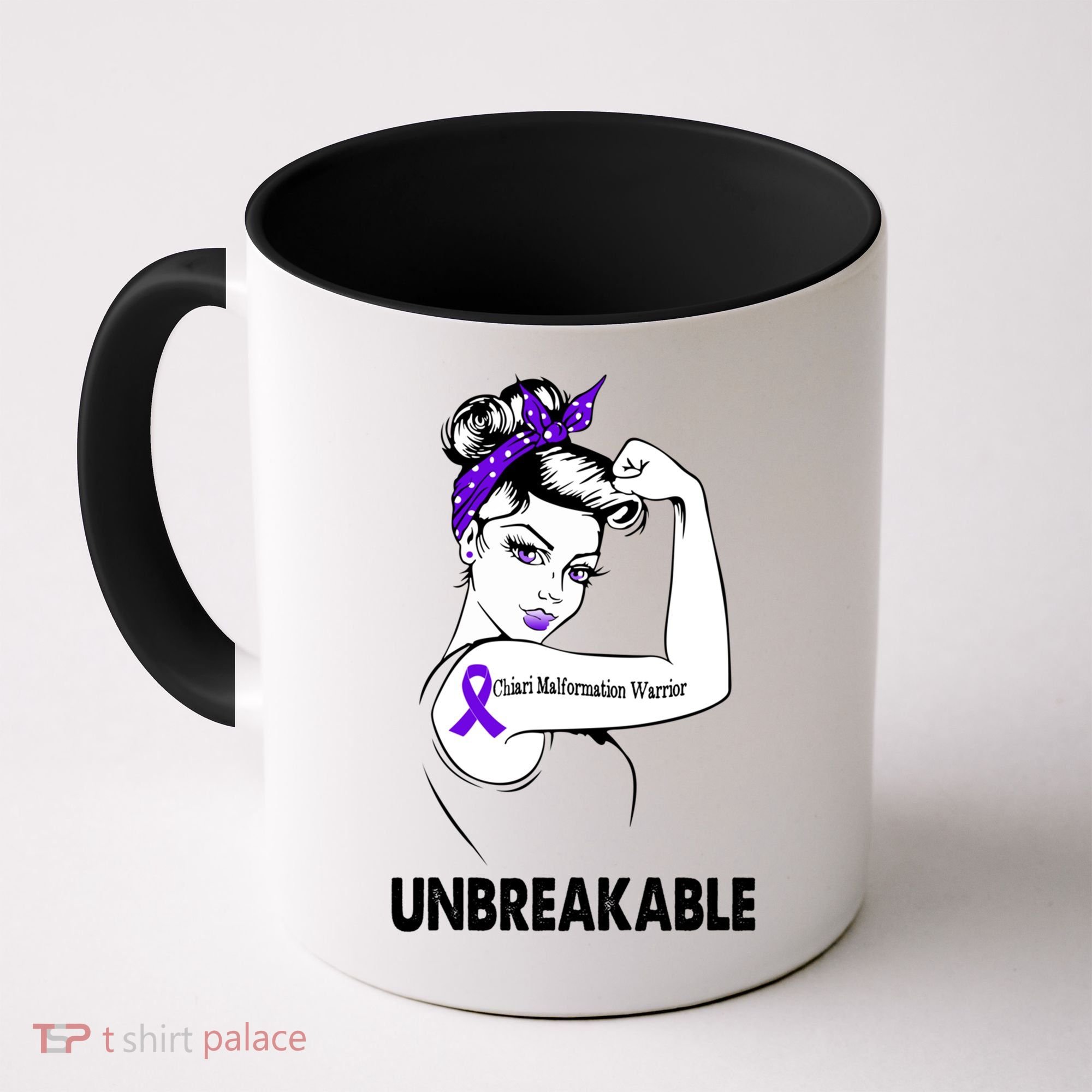 Chiari Malformation Warrior Unbreakable Gift Awareness Cool Gift Coffee Mug
