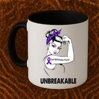 Chiari Malformation Warrior Unbreakable Gift Awareness Cool Gift Coffee Mug thumb 2