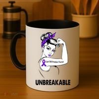 Chiari Malformation Warrior Unbreakable Gift Awareness Cool Gift Coffee Mug thumb 4