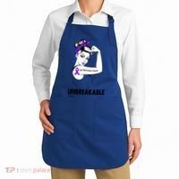 Chiari Malformation Warrior Unbreakable Gift Awareness Cool Gift Apron thumb 2