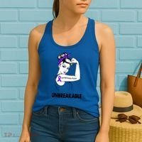 Chiari Malformation Warrior Unbreakable Gift Awareness Cool Gift Women's Tank Top thumb 2