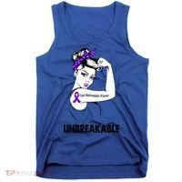 Chiari Malformation Warrior Unbreakable Gift Awareness Cool Gift Tank Top thumb 0