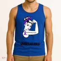Chiari Malformation Warrior Unbreakable Gift Awareness Cool Gift Tank Top thumb 3