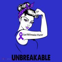 Chiari Malformation Warrior Unbreakable Gift Awareness Cool Gift Women's Long Sleeve Shirt thumb 2